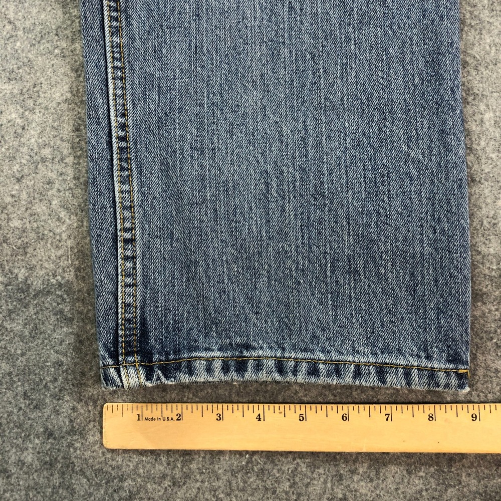 Cinch Mens Jeans 36X30 Straight Leg Blue Medium Wash Regular Fit Green Label - Picture 11 of 14